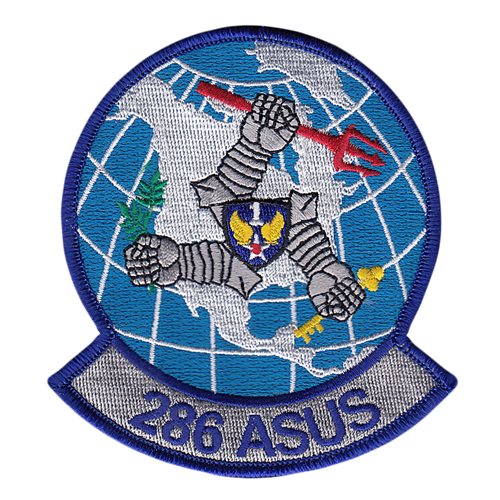 286 ASUS ANG Mississippi Air National Guard U.S. Air Force Custom Patches