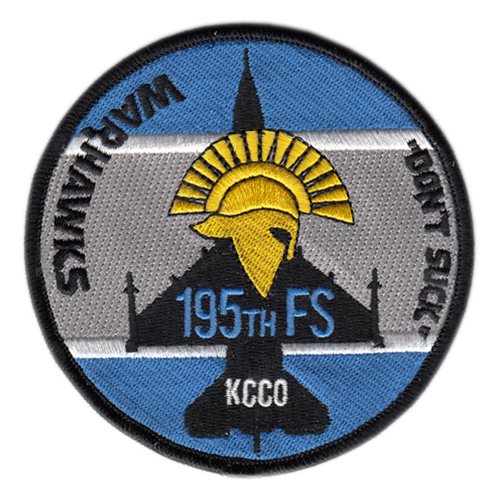 195 FS ANG Arizona Air National Guard U.S. Air Force Custom Patches