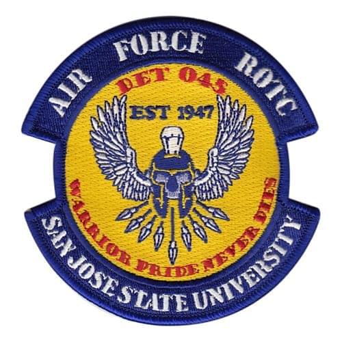 AFROTC Det 045 San Jose State University Air Force ROTC ROTC and College Patches Custom Patches