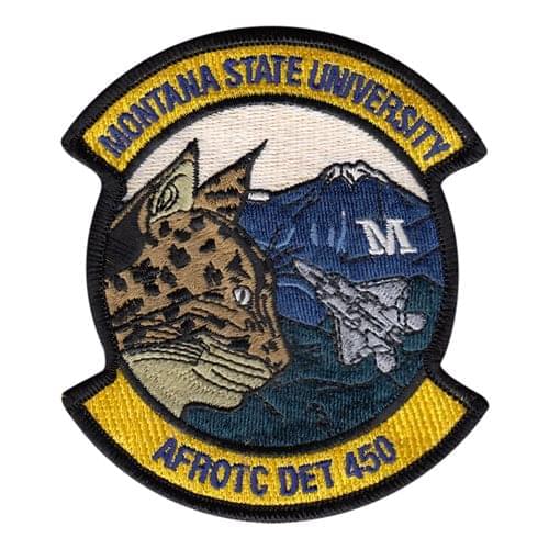 AFROTC Det 450 Montana State University Air Force ROTC ROTC and College Patches Custom Patches