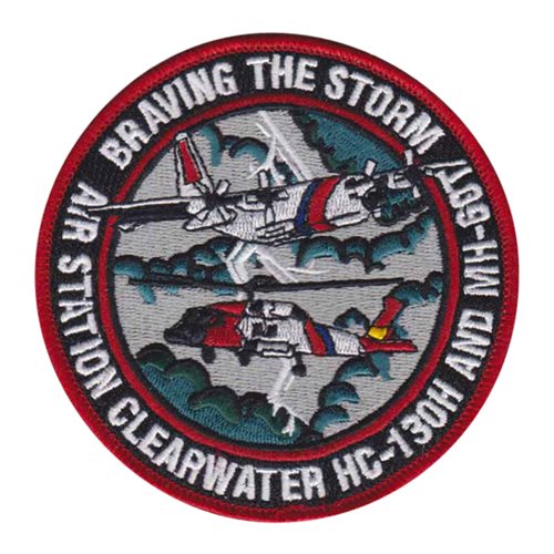 USCG Air Station Clearwater U.S. Coast Guard Custom Patches