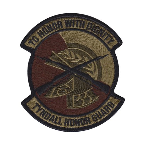 Tyndall AFB Honor Guard Tyndall AFB, FL U.S. Air Force Custom Patches