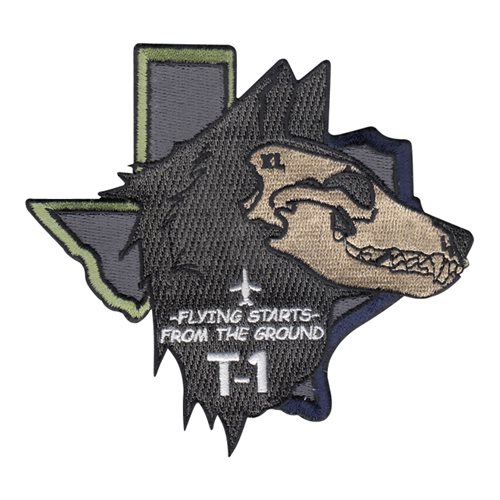 T-1 Wolf Head Laughlin AFB U.S. Air Force Custom Patches