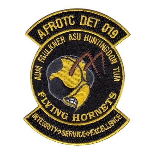AFROTC Det 019 Alabama State University Air Force ROTC ROTC and College Patches Custom Patches