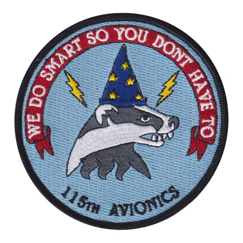 115 AMXS ANG Wisconsin Air National Guard U.S. Air Force Custom Patches