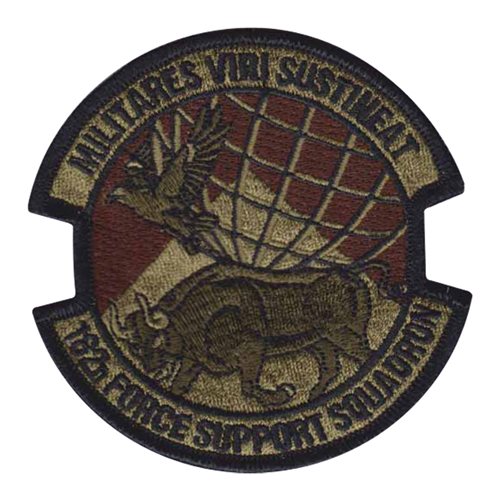 182 FSS ANG Illinois Air National Guard U.S. Air Force Custom Patches