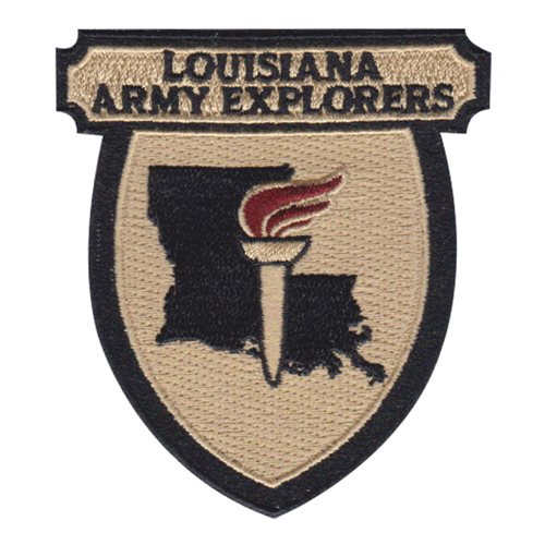 Louisiana Army Explorers ANG Louisiana Air National Guard U.S. Air Force Custom Patches