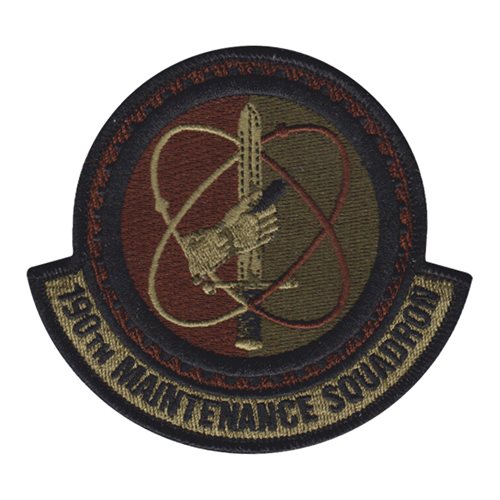 190 MXS ANG Kansas Air National Guard U.S. Air Force Custom Patches