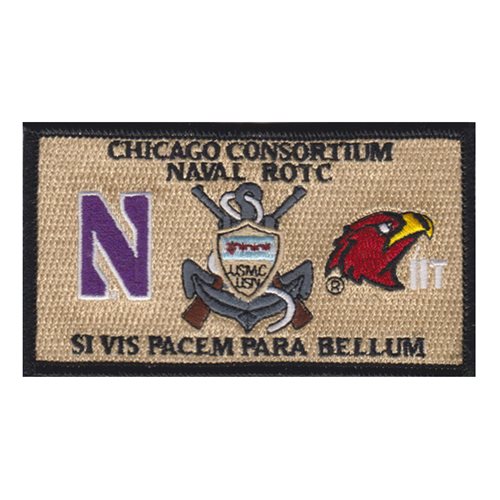 NROTC Chicago Area Consortium ROTC and College Patches Custom Patches