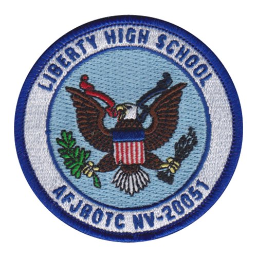 AFJROTC NV-20051 Liberty High School High School JROTC Custom Patches