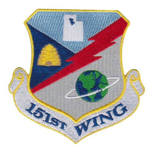 151 WG ANG Utah Air National Guard U.S. Air Force Custom Patches