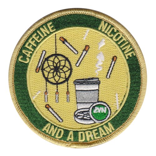 USAF Caffeine Nicotine U.S. Air Force Custom Patches