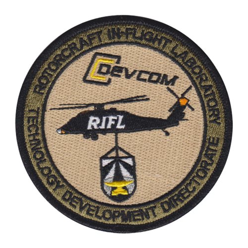 Rotorcraft In-Flight Laboratory Civilian Custom Patches