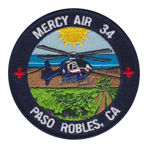 Mercy Air 34 Civilian Custom Patches