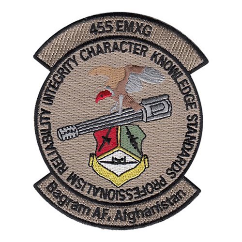 455 EMXG 455 AEW International Custom Patches