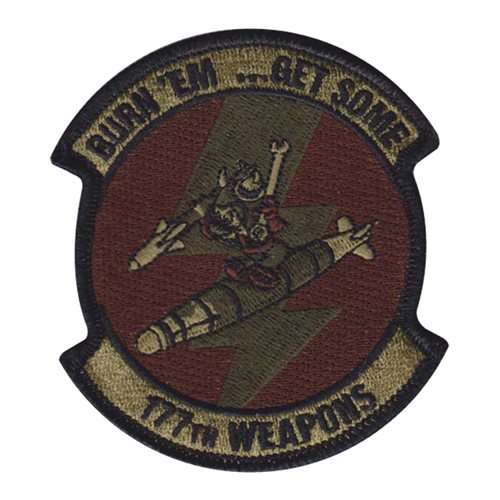 177 AMXS ANG New Jersey Air National Guard U.S. Air Force Custom Patches