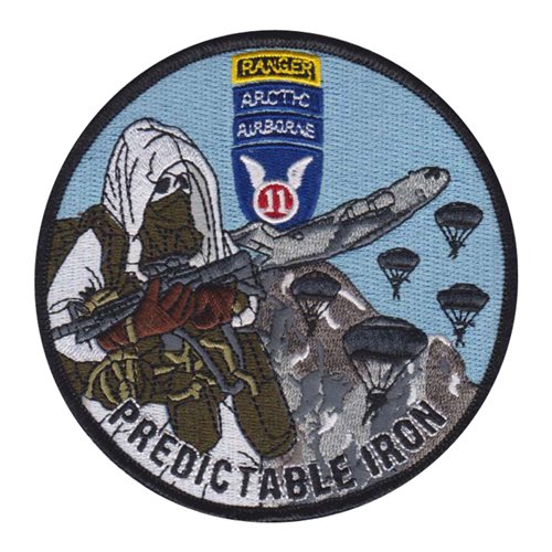 11 ABN DIV JBER U.S. Air Force Custom Patches