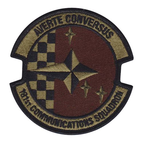 181 CS ANG Indiana Air National Guard U.S. Air Force Custom Patches