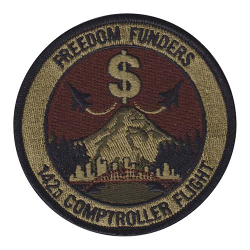 142 CPTF ANG Oregon Air National Guard U.S. Air Force Custom Patches