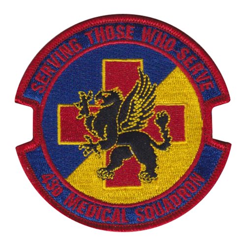 43 MDS Pope Field U.S. Air Force Custom Patches