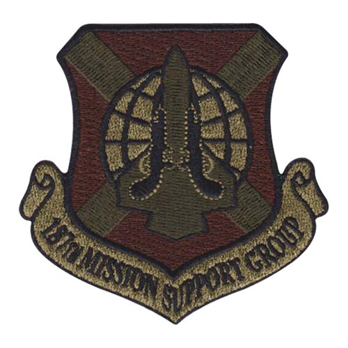 187 MSG ANG Alabama Air National Guard U.S. Air Force Custom Patches