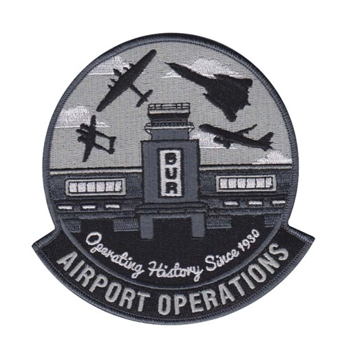 Burbank Airport Civilian Custom Patches