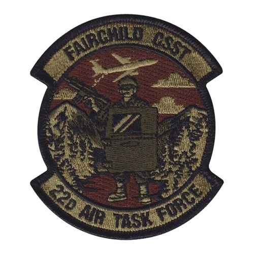 22 ATF Fairchild AFB, WA U.S. Air Force Custom Patches