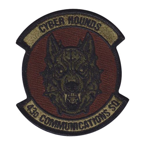 43 CS Pope Field U.S. Air Force Custom Patches