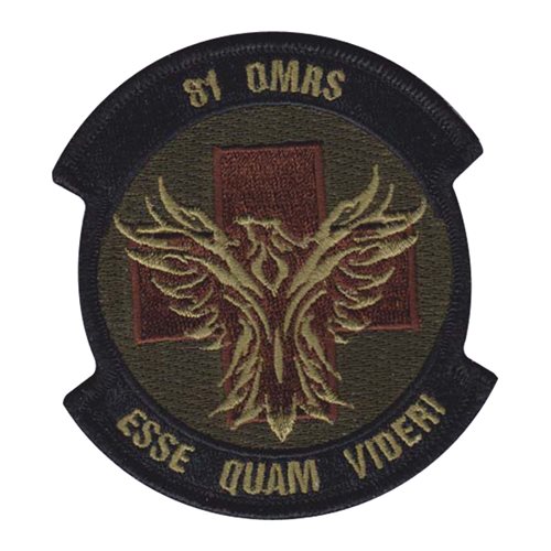 81 OMRS Keesler AFB U.S. Air Force Custom Patches