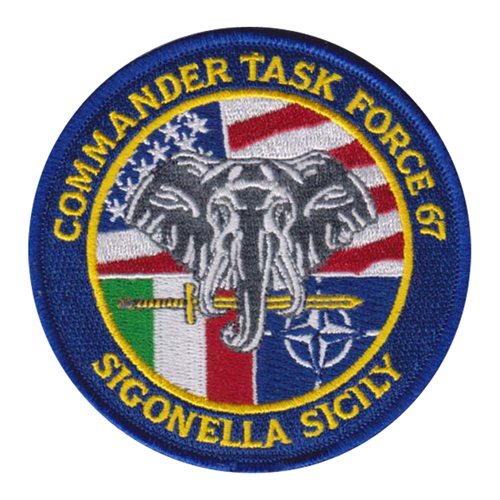 CTF 67 U.S. Navy Custom Patches