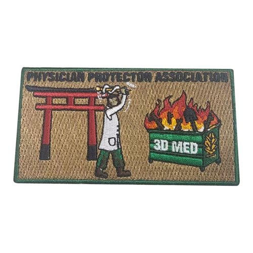 3 MED BN U.S. Army Custom Patches