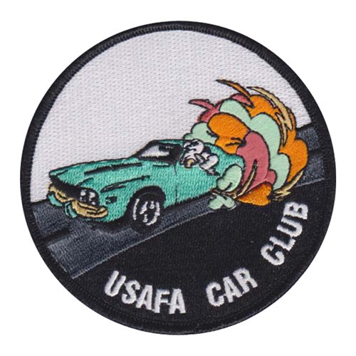 USAFA Automotive Club Rendering USAF Academy U.S. Air Force Custom Patches