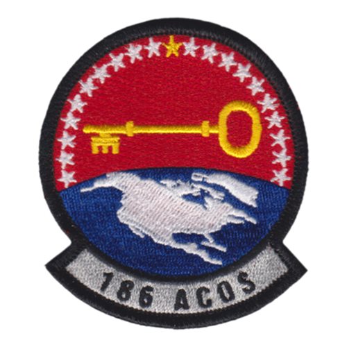 186 ACOS ANG Mississippi Air National Guard U.S. Air Force Custom Patches