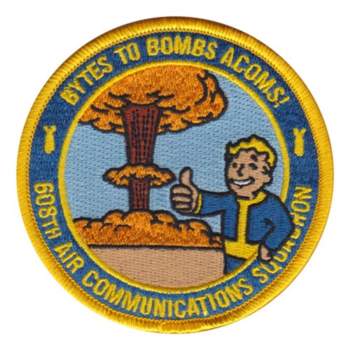 608 ACS Barksdale AFB, LA U.S. Air Force Custom Patches