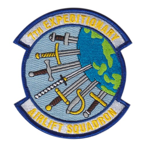 7 EAS McChord AFB U.S. Air Force Custom Patches