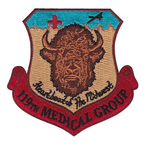 119 MDG ANG North Dakota Air National Guard U.S. Air Force Custom Patches