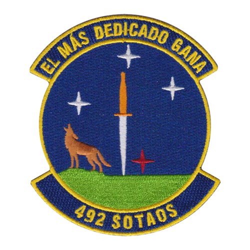 492 SOTAOS Duke Field U.S. Air Force Custom Patches