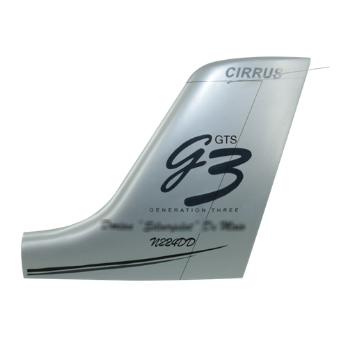 Cirrus G3 Civilian Tail Flashes