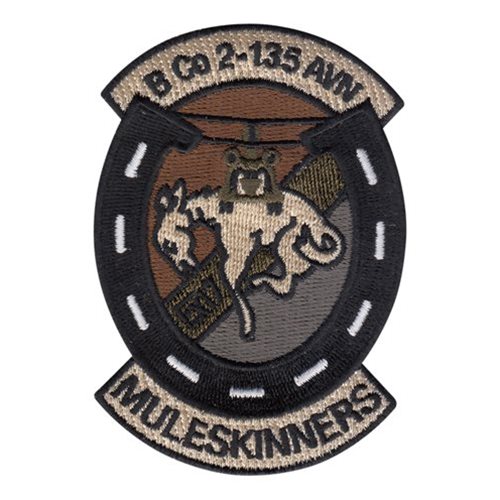 2-135 AVN Space Base Delta 2 U.S. Space Force Custom Patches