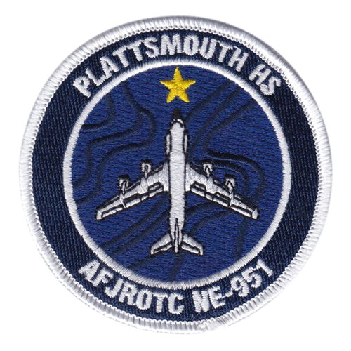 AFJROTC NE-951 Plattsmouth High School High School JROTC Custom Patches