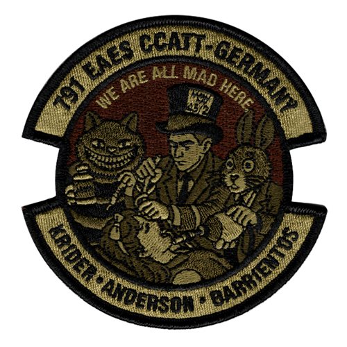 791 EAES Ramstein AB U.S. Air Force Custom Patches