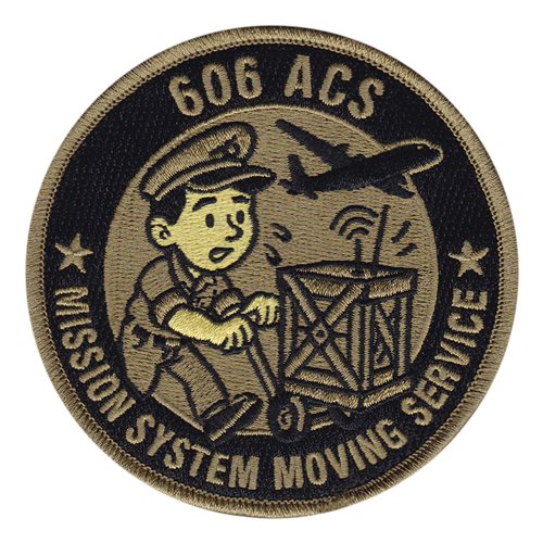 606 ACS Aviano AB U.S. Air Force Custom Patches