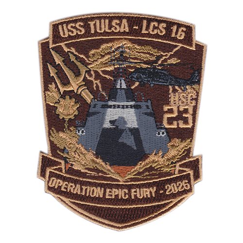 USS TULSA U.S. Navy Custom Patches