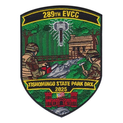 289 EVCC ANG Mississippi Air National Guard U.S. Air Force Custom Patches