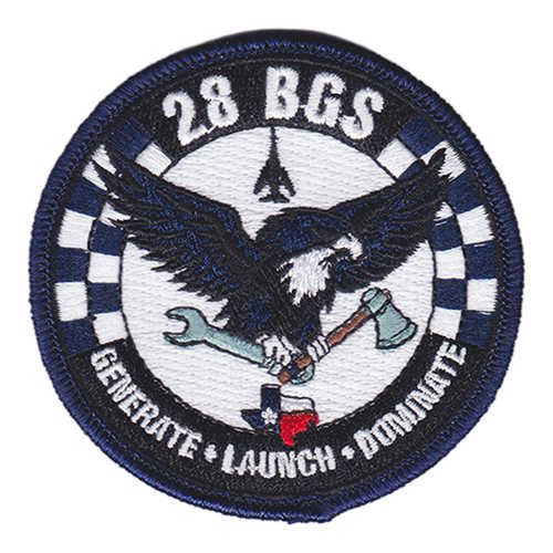 28 BGS Ellsworth AFB, SD U.S. Air Force Custom Patches