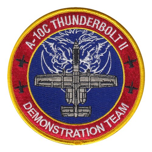A-10 Demo Team Davis-Monthan AFB U.S. Air Force Custom Patches