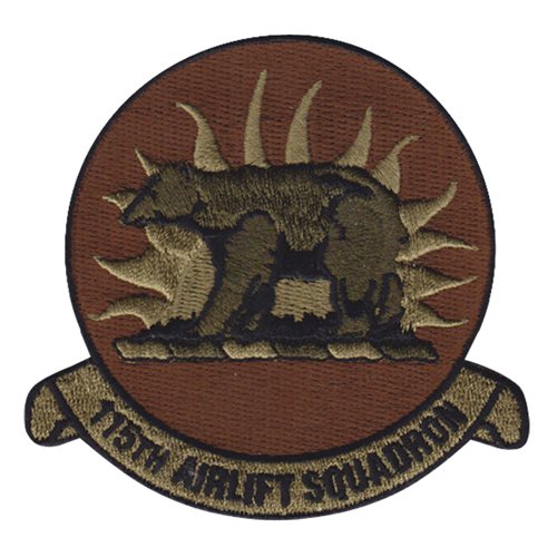 115 AS ANG California Air National Guard U.S. Air Force Custom Patches