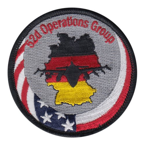 52 OG Spangdahlem AB U.S. Air Force Custom Patches
