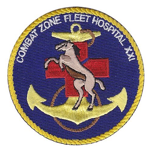 Combat Zone Fleet Hospital U.S. Navy Custom Patches