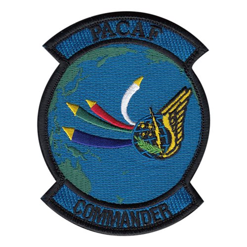 HQ PACAF Patches Hickam AFB, HI U.S. Air Force Custom Patches